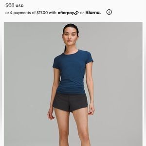 Lulu speed up shorts black - size 2!!